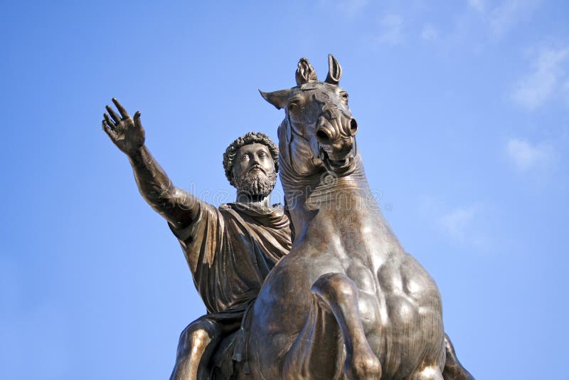 Marcus Aurelius ancient roman Emperor, Rome, Italy