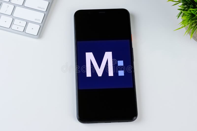 Marcus by Goldman Sachs app logo on a smartphone screen.