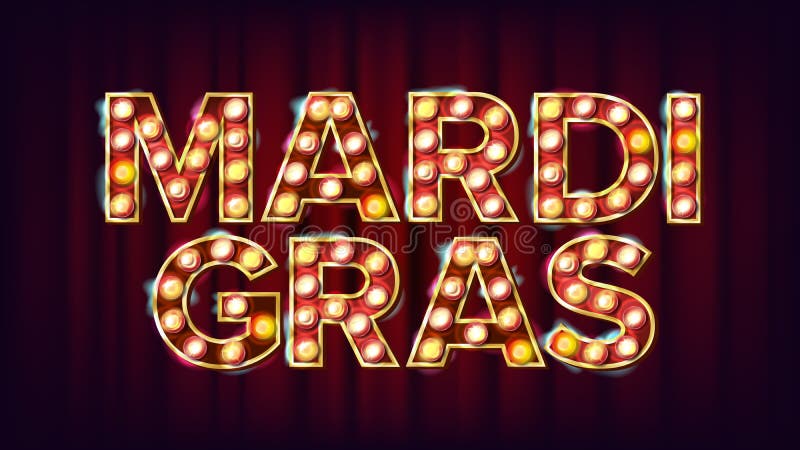 Mardi Gras Background Vector Luce illuminata stile d'annata di carnevale Per la cartolina d'auguri, progettazione dell'invito del royalty illustrazione gratis Mardi Gras Background Vector Luce illuminata stile d'annata di carnevale Per la cartolina d'auguri, progettazione dell'invito del royalty illustrazione gratis