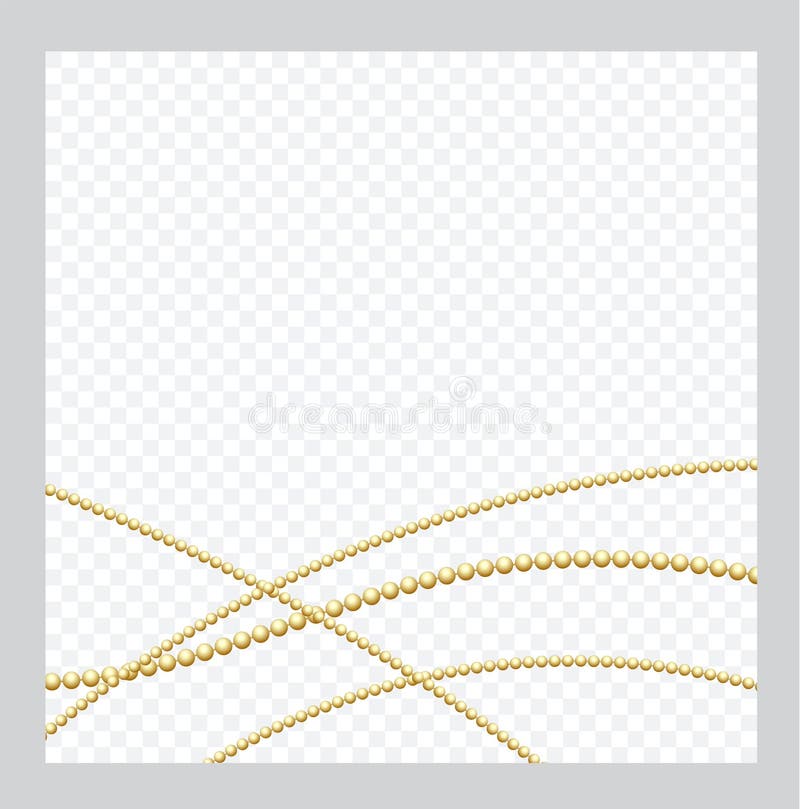 Mardi Gras Beads Circle Jewelry Border Stock Vector (Royalty Free)  1640110726