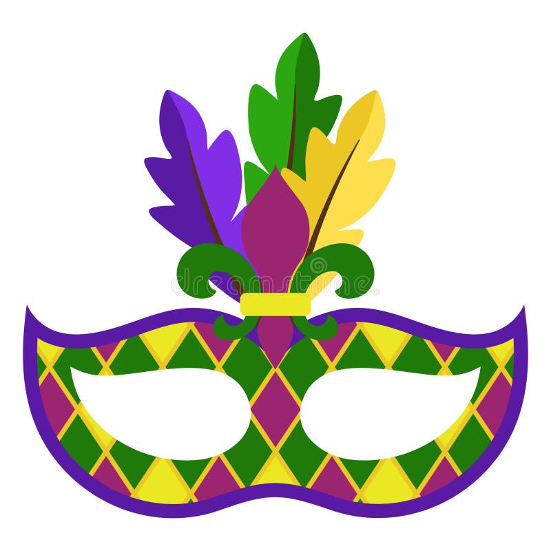 Mardi Gras Mask stock vector. Illustration of french - 119531669