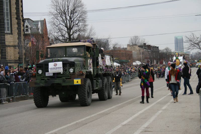 Mardi Gras Soulard St Louis 2019 royaltyfria foton Mardi Gras Soulard St Louis 2019 royaltyfria foton