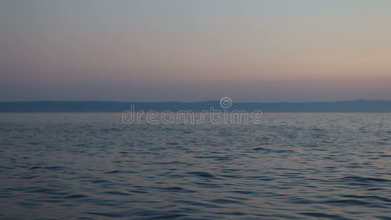 Mare adriatico al crepuscolo