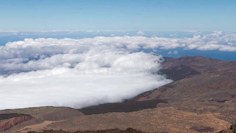 Mare della nuvola nel parco nazionale di Teide