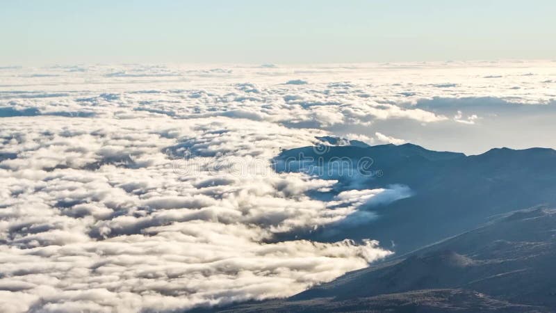 Mare della nuvola nel parco nazionale di Teide