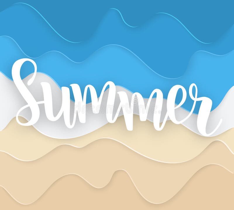 Mare di astrattismo e fondo di carta del litorale illustrazione vettoriale Mare di astrattismo e fondo di carta del litorale illustrazione vettoriale
