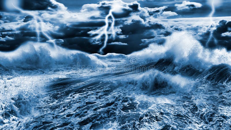 Mare tempestoso scuro immagine stock Mare tempestoso scuro immagine stock