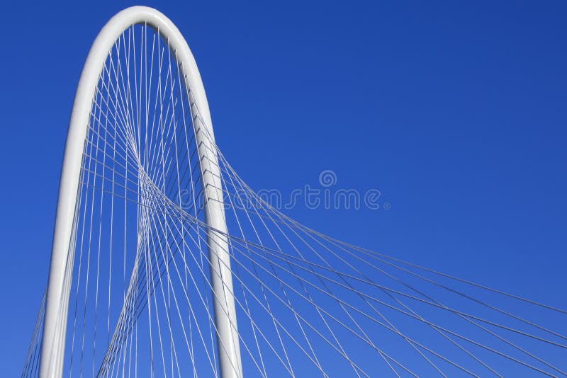 Margaret Hunt Hill Bridge - Dallas Texas royalty-vrije stock foto's Margaret Hunt Hill Bridge - Dallas Texas royalty-vrije stock foto's