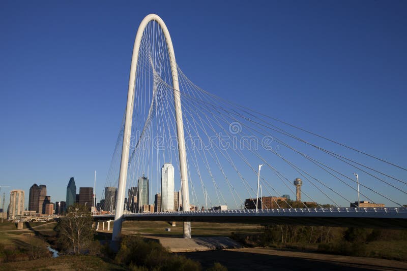 Margaret-Jagd-Hügel-Brücke - Dallas Texas stockbilder Margaret-Jagd-Hügel-Brücke - Dallas Texas stockbilder