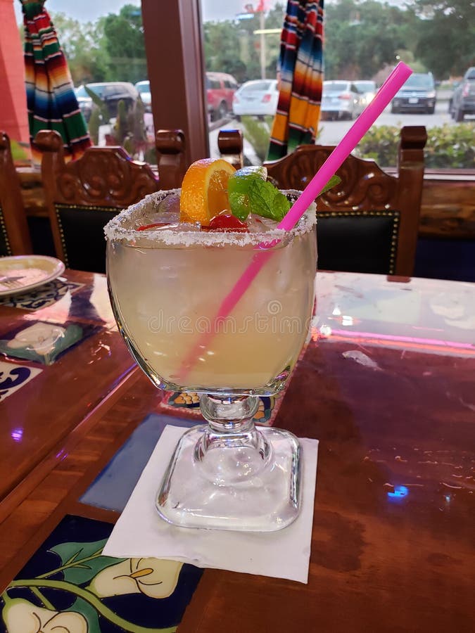Margarita Time Somewhere fotografia stock Margarita Time Somewhere fotografia stock