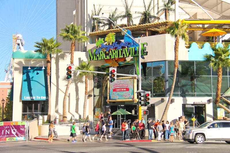 Margaritaville Restaurantgift Shop in Las Vegas Editorial Photo