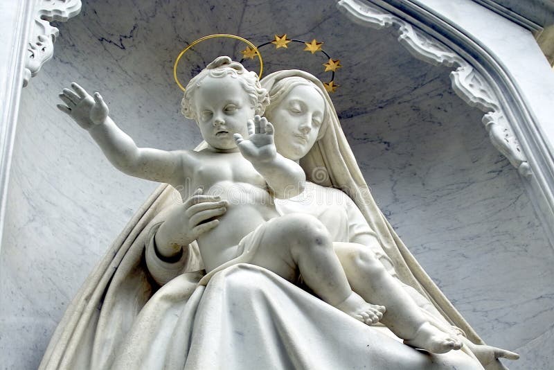 Maria avec l'enfant images libres de droits Maria avec l'enfant images libres de droits
