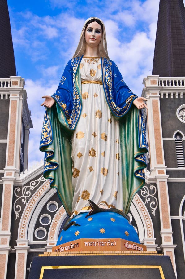 Maria Statue royalty free stock photography