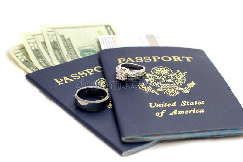 Mariage de destination de passeports des Etats-Unis