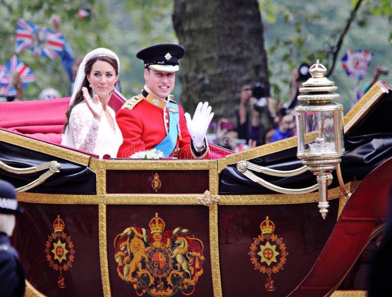 Mariage de prince William et de Catherine photo libre de droits Mariage de prince William et de Catherine photo libre de droits