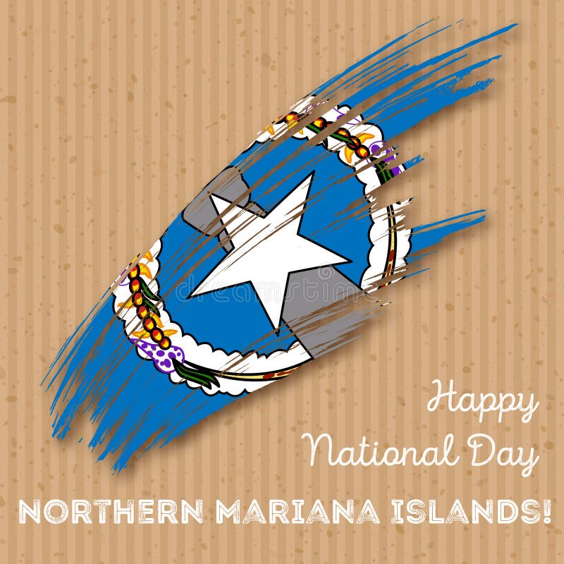 Mariana Islands Independence Day Du Nord Illustration de Vecteur