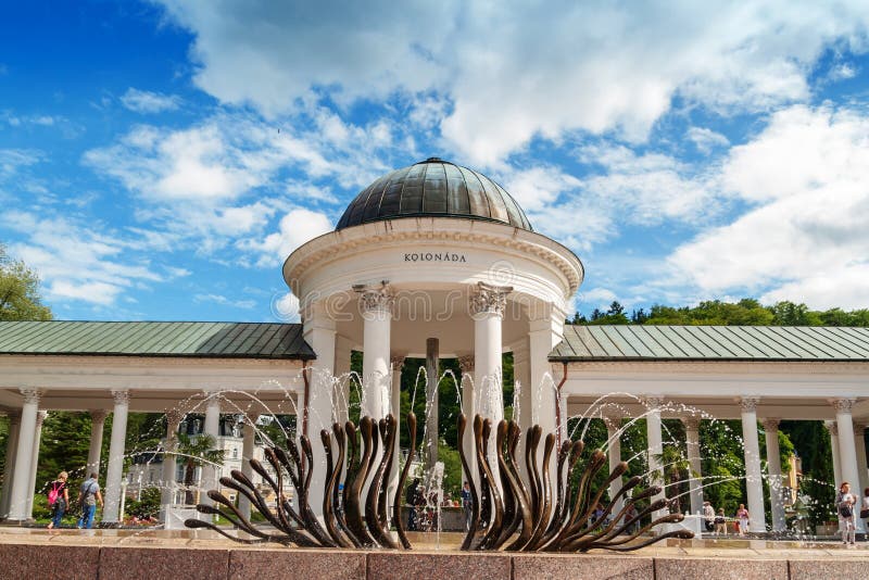 Marianske Lazne Marienbad arkivbild Marianske Lazne Marienbad arkivbild