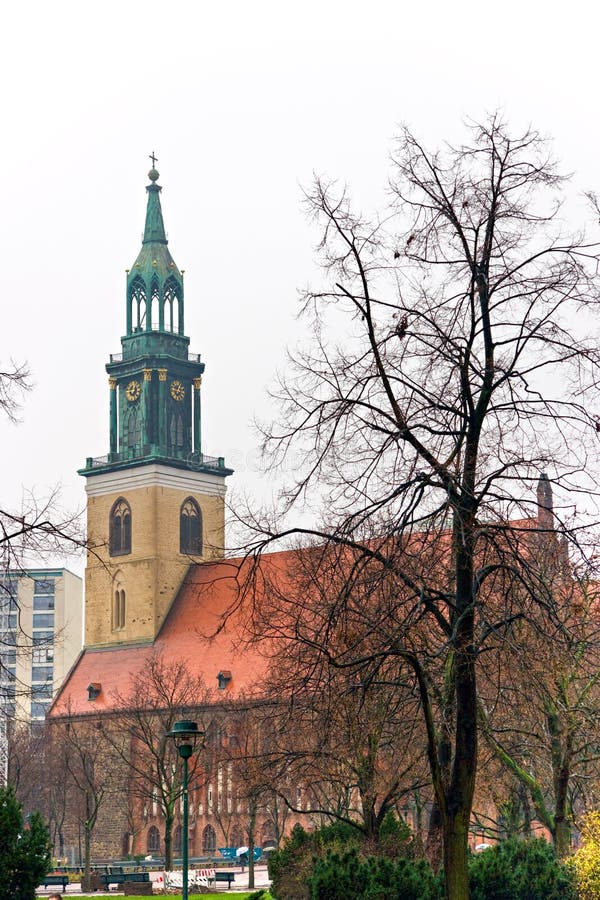 Marienkirche, Alexander Platz, Berlin, Germany.