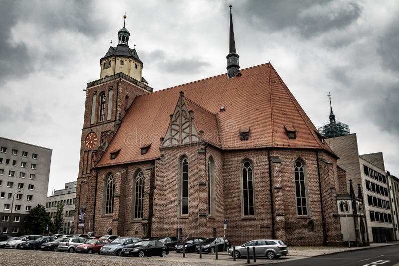 Marienkirche em Dessau fotos de stock Marienkirche em Dessau fotos de stock