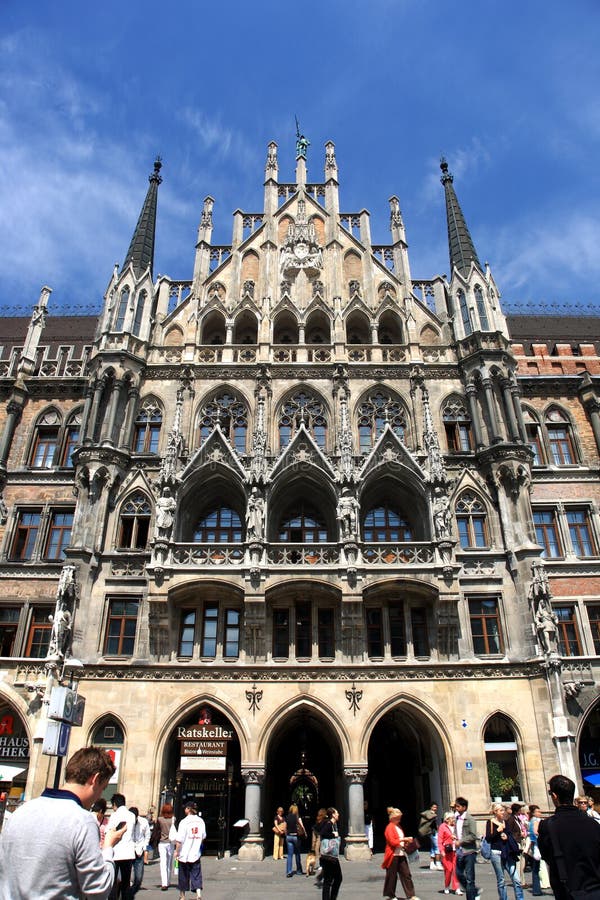 Marienplatz in Munich,Germany stock photography
