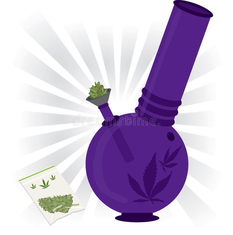 Marijuana bong illustration stock illustration Marijuana bong illustration stock illustration