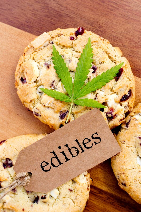 Marijuana Cannabis Medicinal Edibles Cookies Stock Photo Image