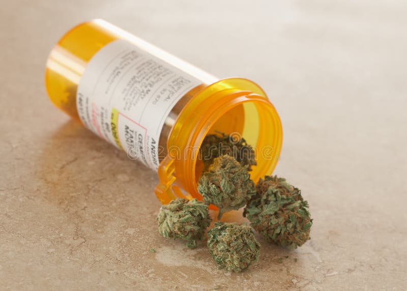 Marijuana médica fotografia de stock Marijuana médica fotografia de stock