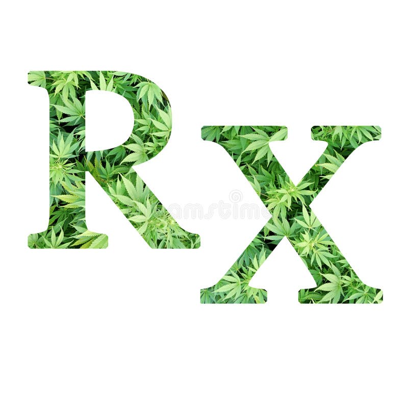 Marijuana médica RX imagen de archivo Marijuana médica RX imagen de archivo