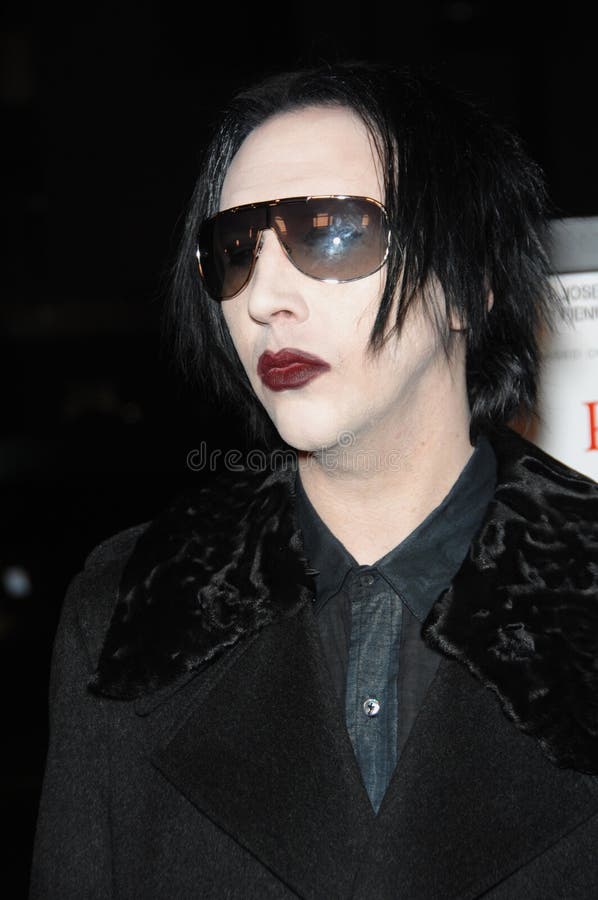 Marilyn Manson royalty-vrije stock afbeeldingen Marilyn Manson royalty-vrije stock afbeeldingen