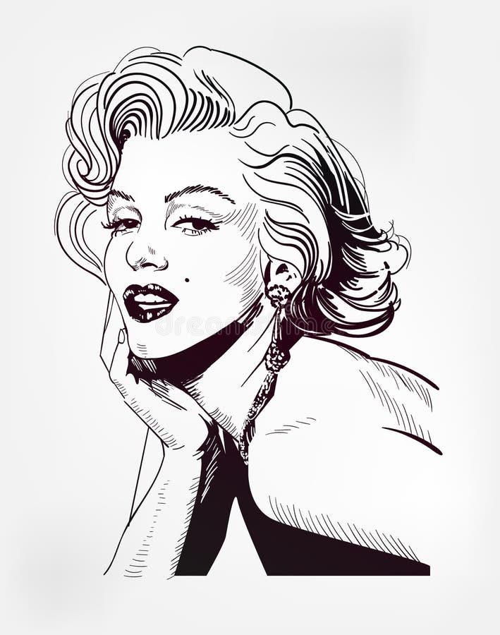 Marilyn Monroe Stock Illustrations 154 Marilyn Monroe