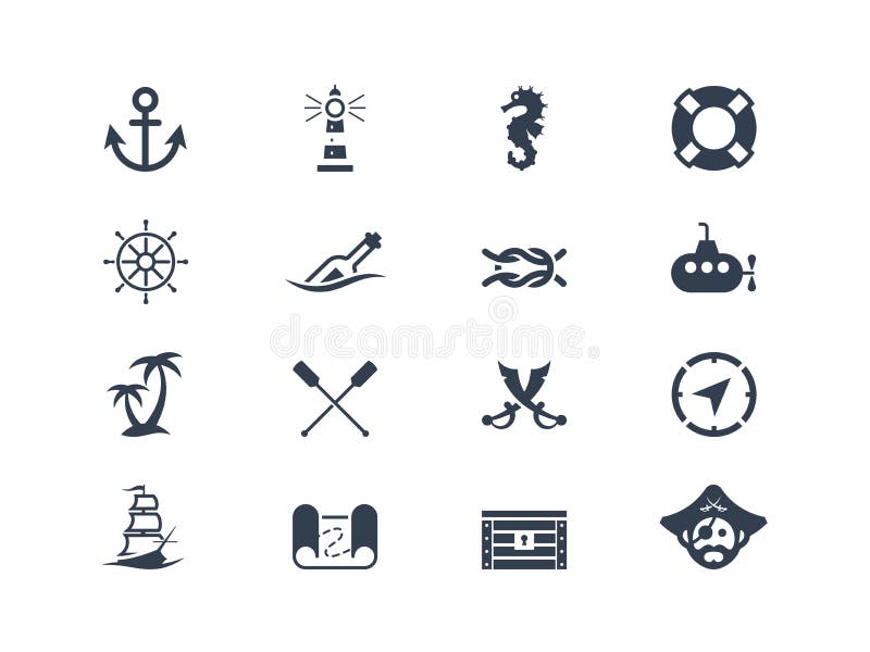 Marin- och nautiska symboler