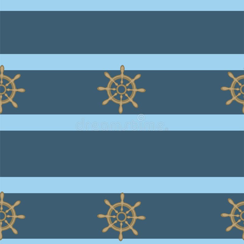 Marin- sömlös modell med handwheels och det blåa bandet ocks? vektor f?r coreldrawillustration royaltyfri illustrationer Marin- sömlös modell med handwheels och det blåa bandet ocks? vektor f?r coreldrawillustration royaltyfri illustrationer
