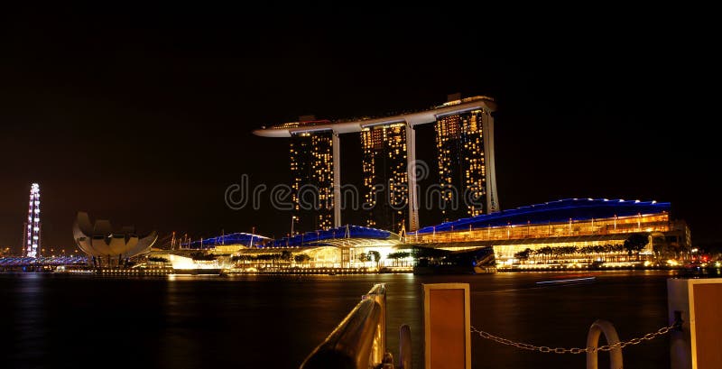 The beautiful and amazing hotel with nice view in Singapore. Suntec tower stock images, royalty-free photos and pictures