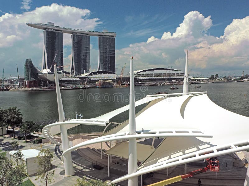 Marina Bay Sands Late Morning Scene