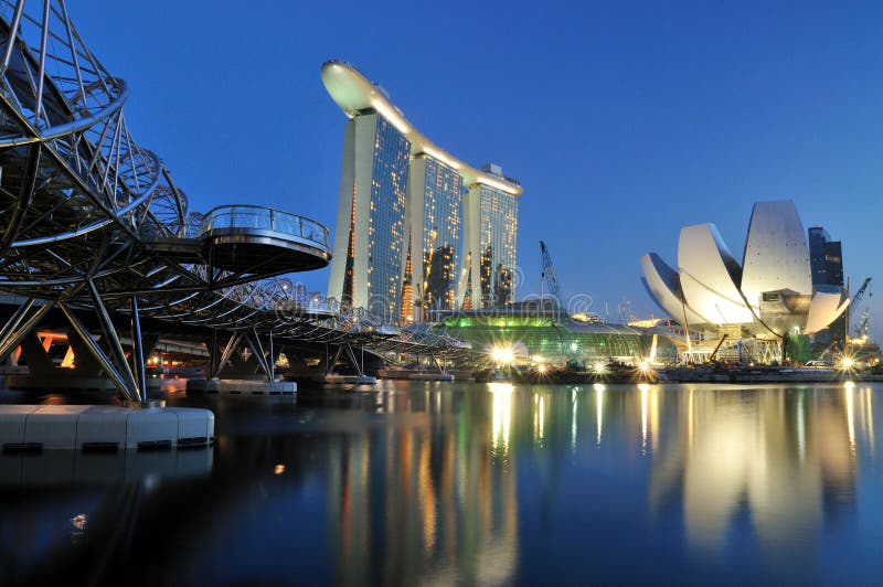 Marina Bay : Urban Landscape stock photos Marina Bay : Urban Landscape stock photos