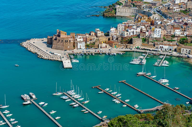 Castellammare Del Golfo, Sicily, Italy Stock Image - Image of european ...