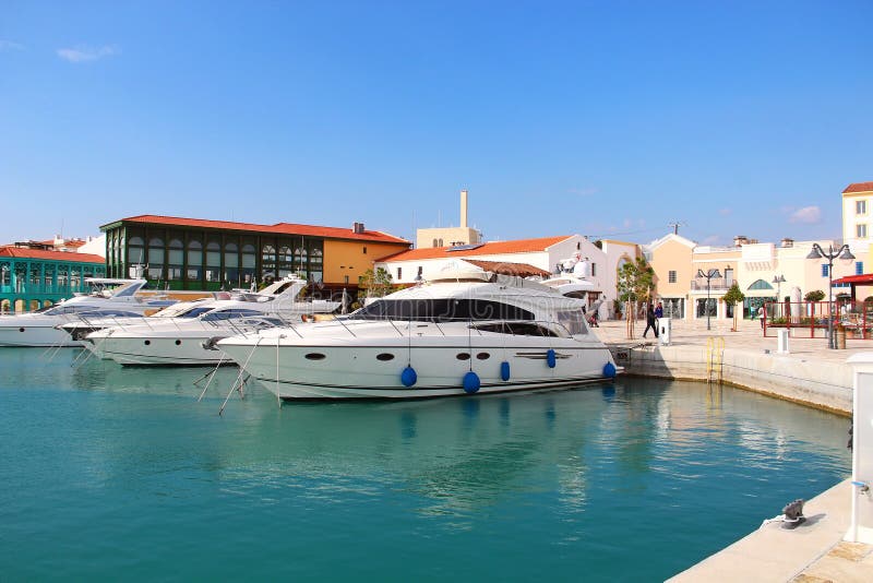 Marina de Limassol, Chypre photos libres de droits Marina de Limassol, Chypre photos libres de droits