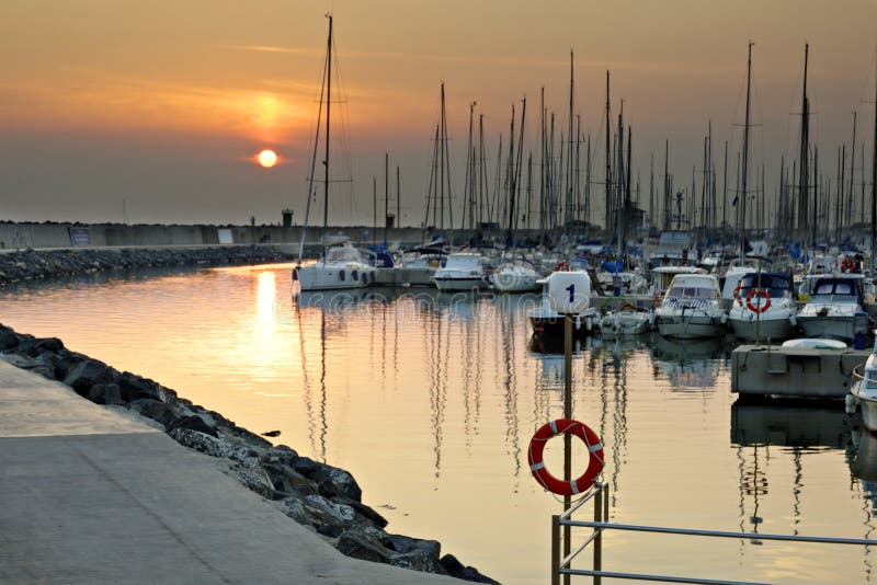 Marina de Rome (Italie) image stock Marina de Rome (Italie) image stock