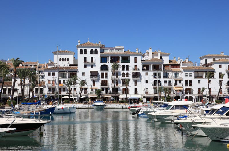 Marina in La Duquesa. Spain Editorial Image Image of manilva, europe