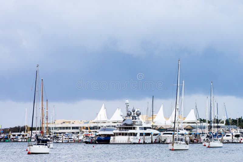 Marina Mirage op de Gouden Kust royalty-vrije stock foto Marina Mirage op de Gouden Kust royalty-vrije stock foto