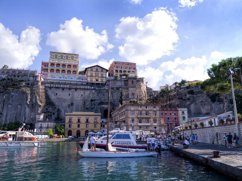 Marina Piccolo in Sorrento Italy Editorial Stock Image Image of