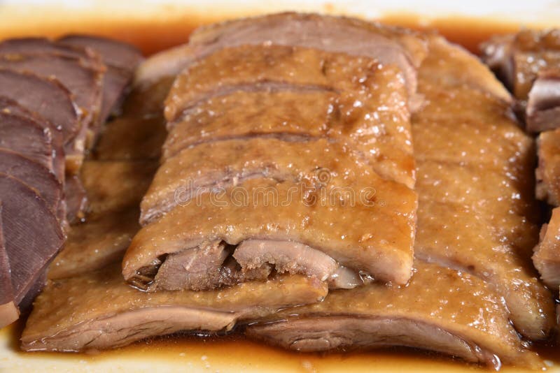 Marinated goose meat stock photo. Image of cuisine, cook 103579752