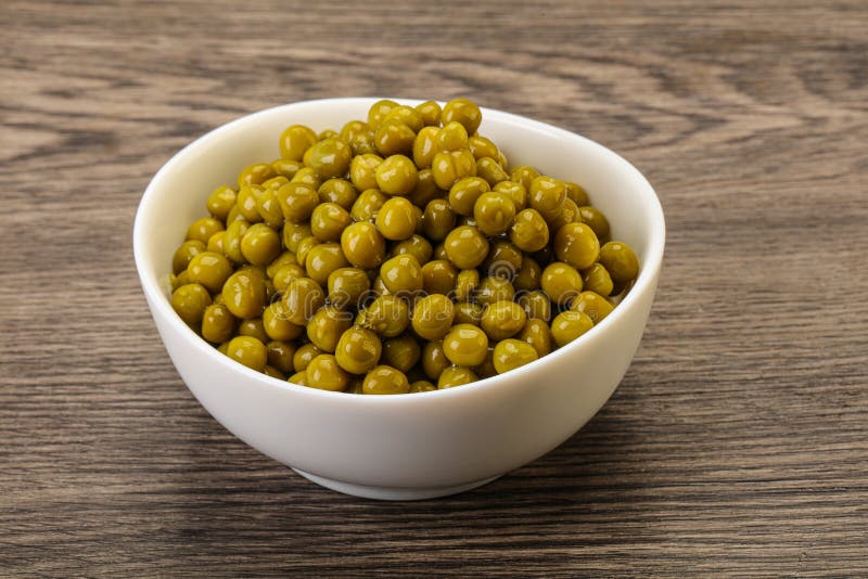 Marinated Green Pea in the Bowl Stock Image Image of green, organic