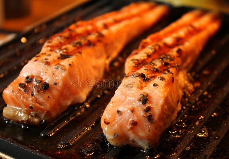 Marinated salmon fillets stock photo. Image of salmon 46496286