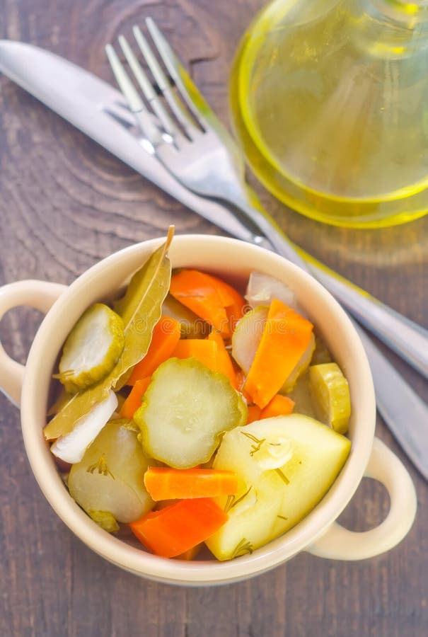 Marinated vegetables stock image. Image of healthy, meal 34103535