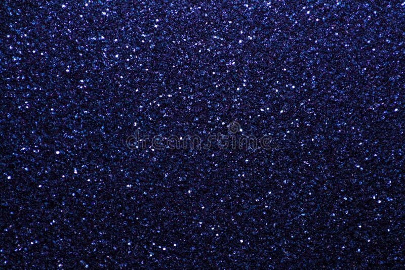 Marinblå mousserande bakgrund från små paljetter, closeup Briljant skinande bakgrund från textilen royaltyfri bild