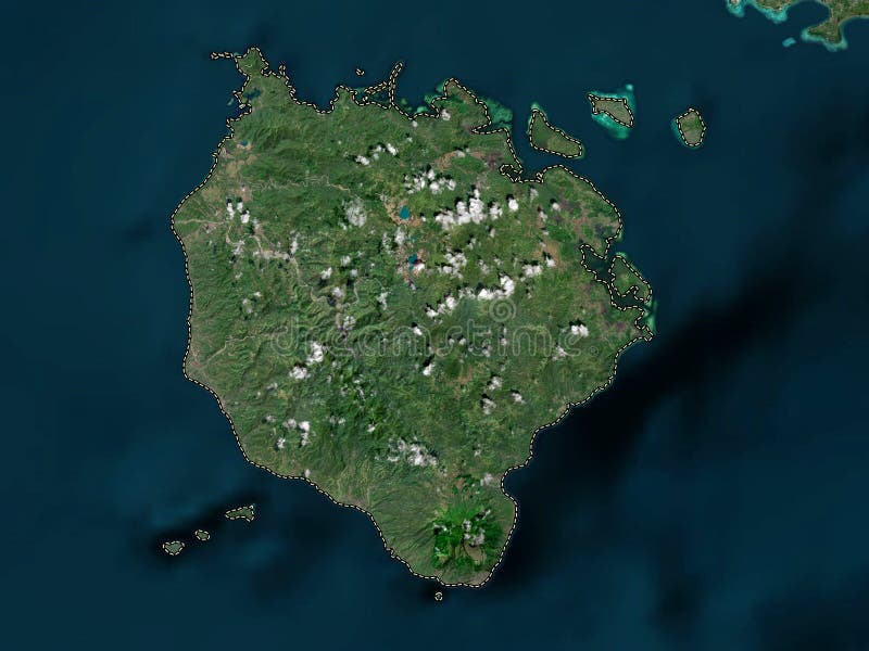Marinduque, Philippines. Highres Satellite. No Legend Stock