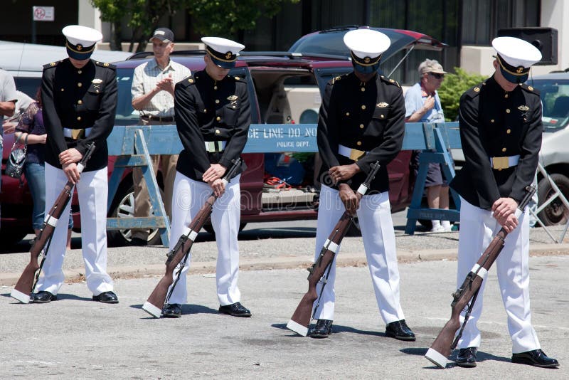 Marine Academy S Drill Team Editorial Stock Photo - Image of sheepshead ...