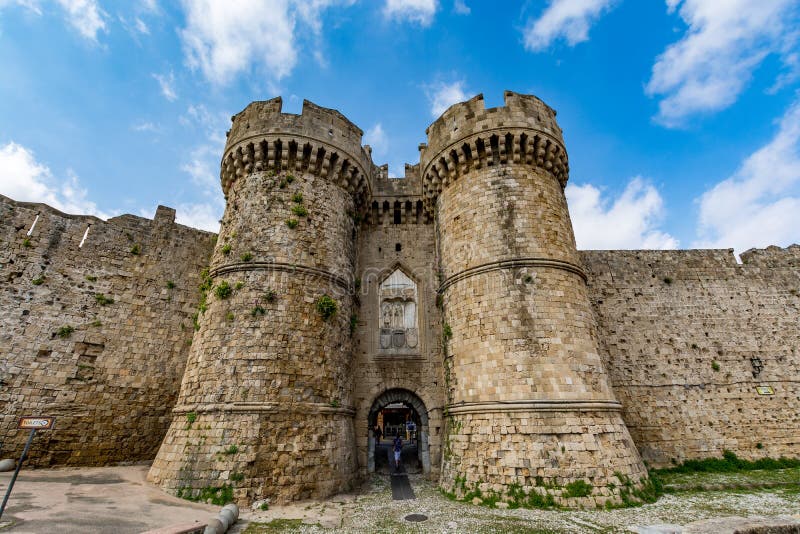 Palace of the Grand Master of the Knights, Rhodes Town, Greece Stock Photo  - Alamy