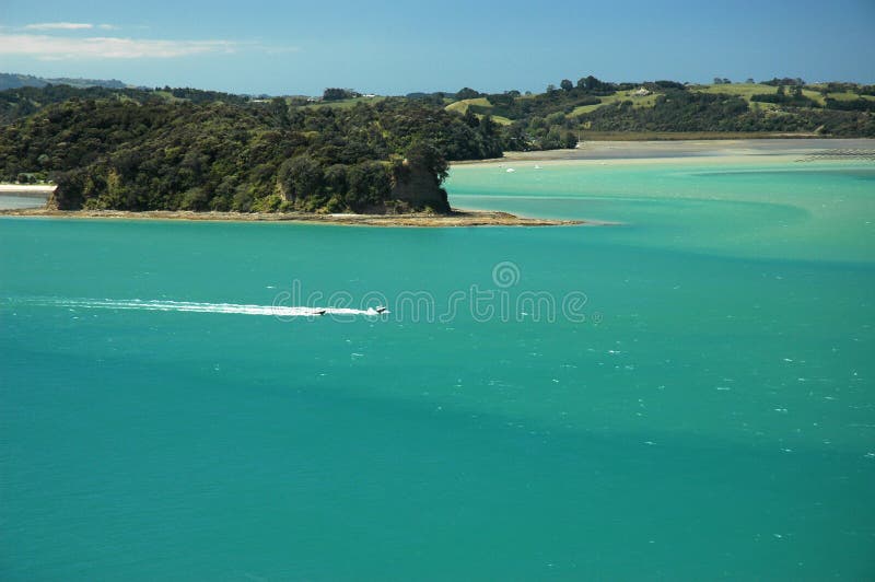 Marine Paradise, green sea.